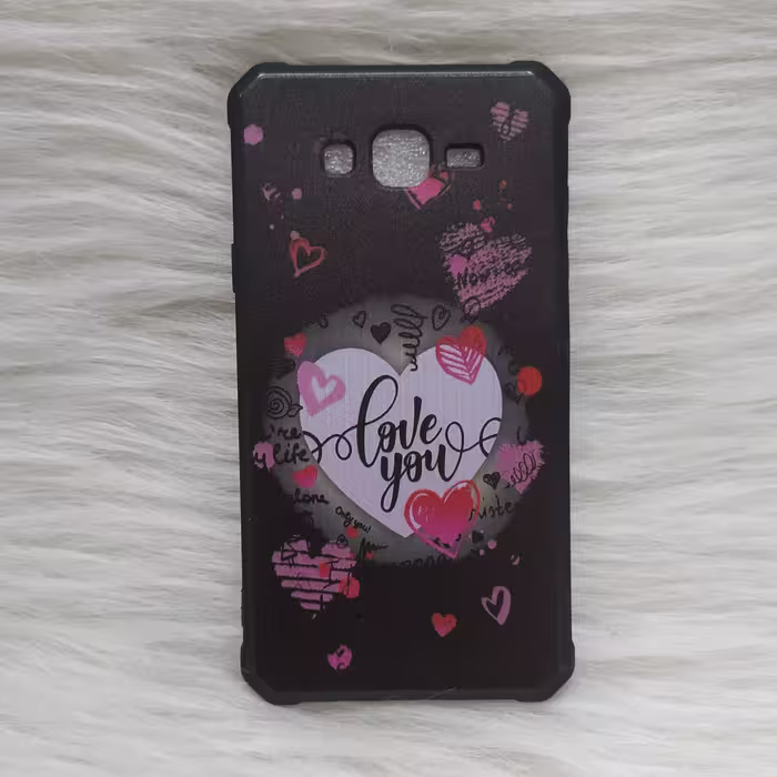 گارد سامسونگ J7 2015 ژله ای طرح دار طرح love
