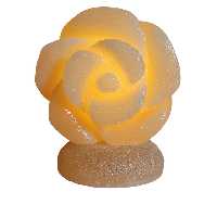 آباژور طرح گل سایز کوچک پایه سنگی کد 106