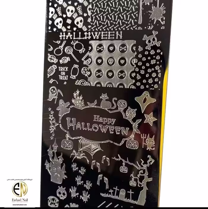 شابلون فلزی ناخن S19