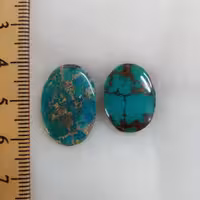 پک 2 عددی فیروزه شجر نیشابور  طبیعی سایز  متوسط ، سبز الی