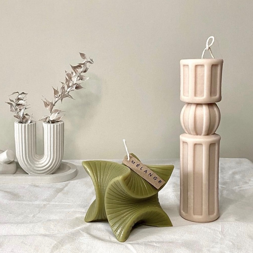 ست دو عددی شمع دکوری