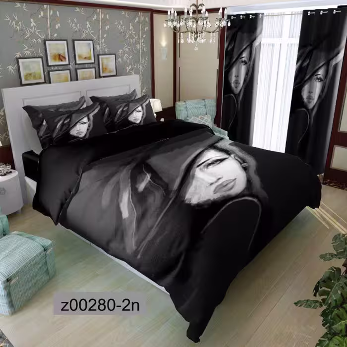 سرویس روتختی 2 نفره تنسل چاپی برندترک لند(Turk Land) z 280