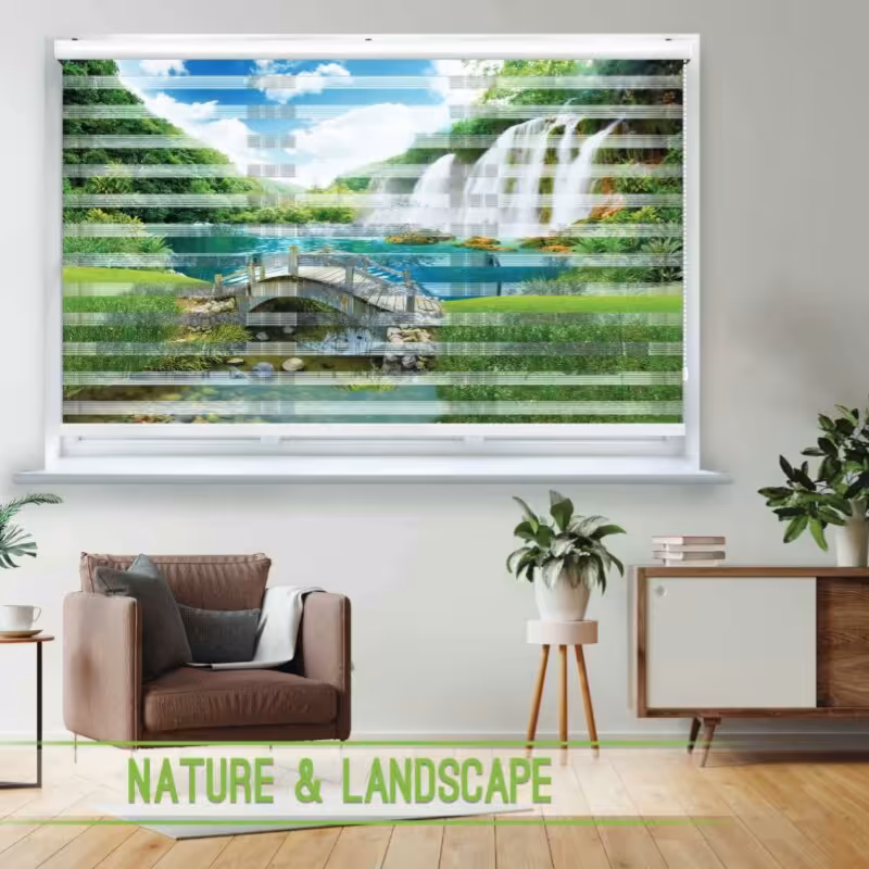 پرده زبرا چاپی پاندا کد135