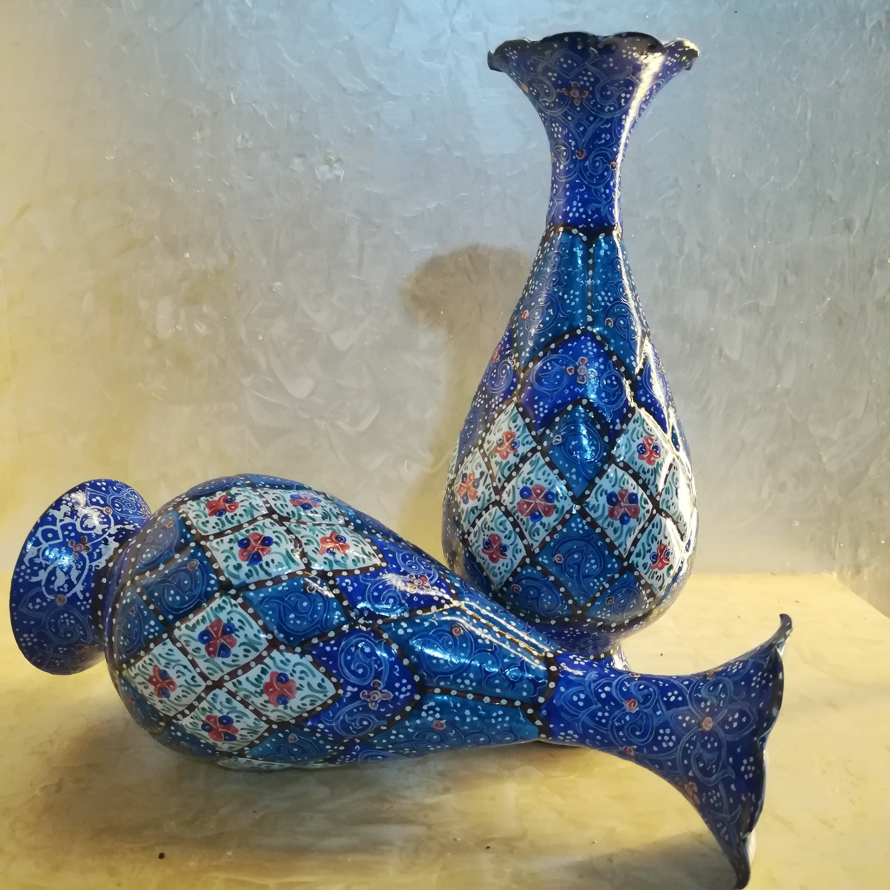 گلدان میناکاری