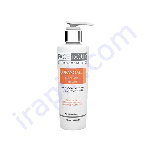 ژل شستشو صورت مدل لوفازوم فیس دوکس مناسب انواع پوست 200 میلی لیتر
