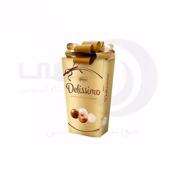 شکلات هدیه Vobro Delissimo Hazelunt &amp; Almond با مغز فندق و بادام کامل وزن 182 گرم - فروشگاه اینترنتی افخمی