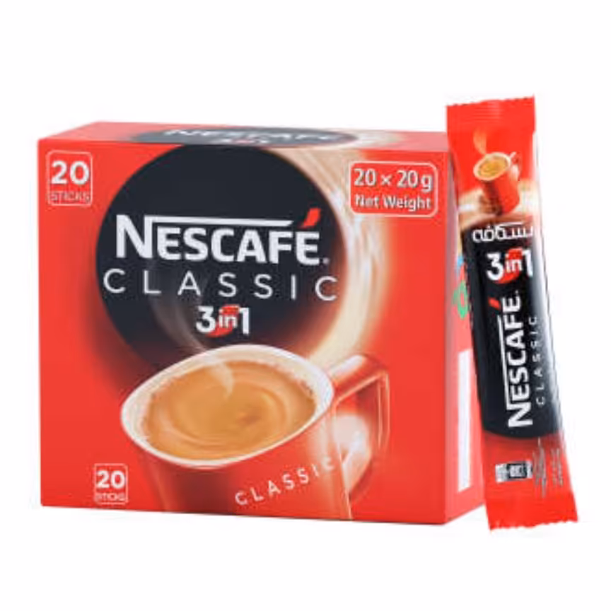 نسکافه کلاسیک 3در1 Nescafe تک عددی ساشه ای
