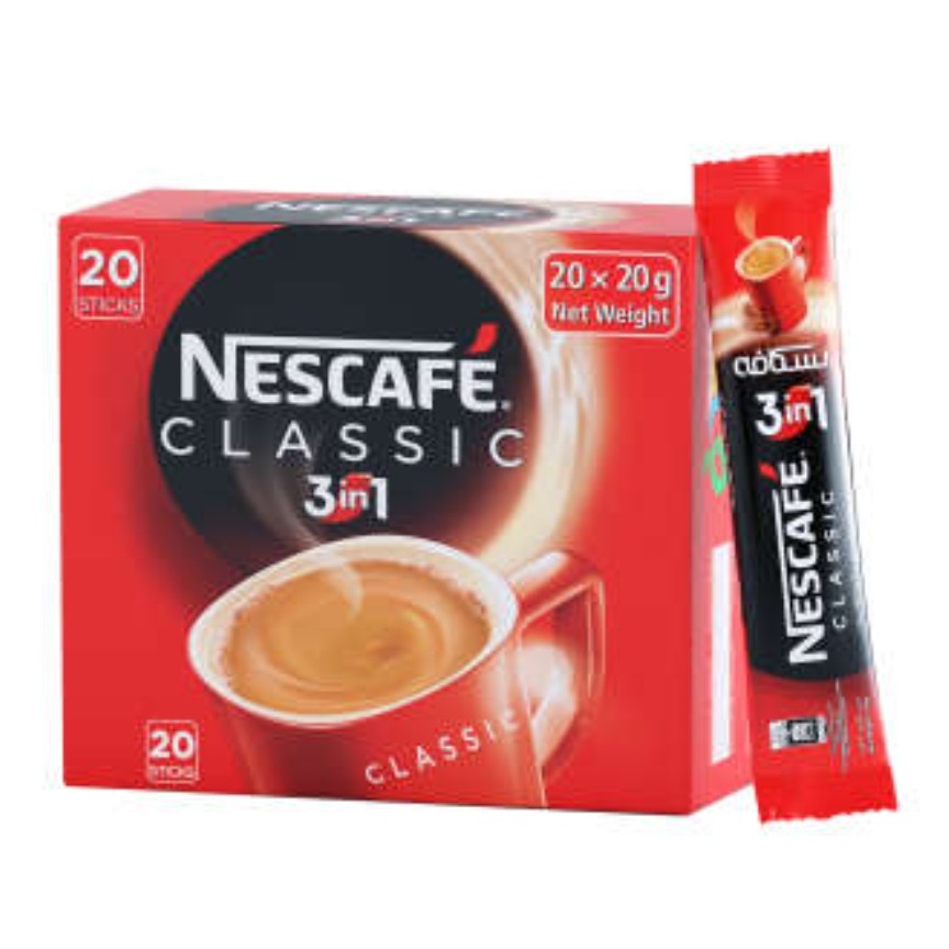نسکافه کلاسیک 3در1 Nescafe تک عددی ساشه ای