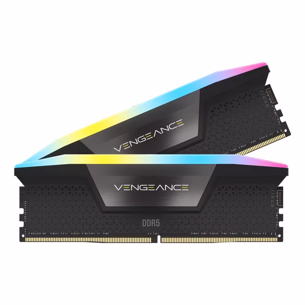 رم کامپیوتر کورسیر Corsair Vengeance RGB 32GB (2×16GB) DDR5 7000MHz CL40