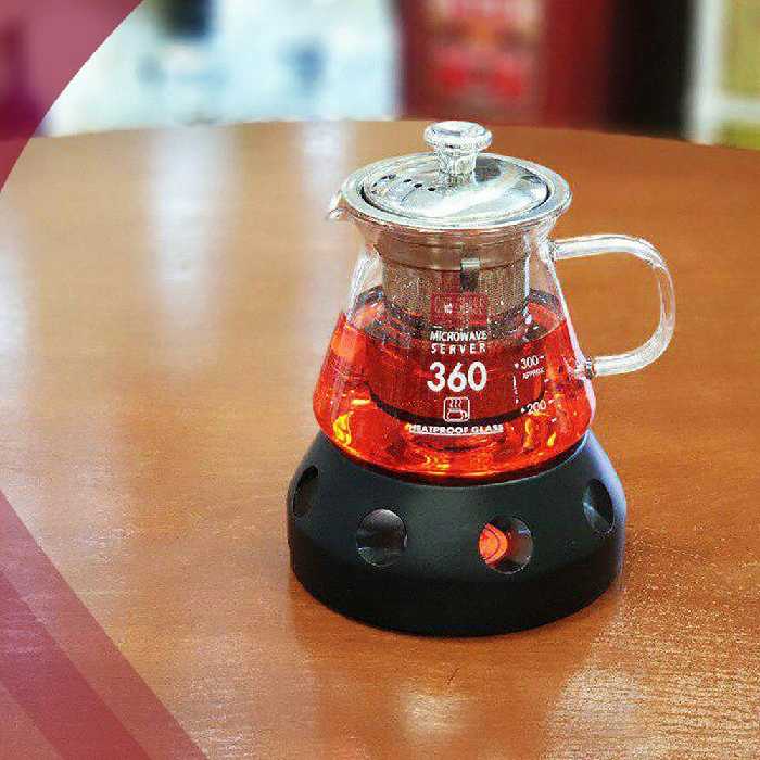 قوری وان گلاس 360