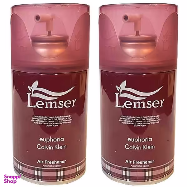اسپری خوشبوکننده هوا لمسر مدل ایفوریا حجم 250 میلی لیتر مجموعه 2 عددی