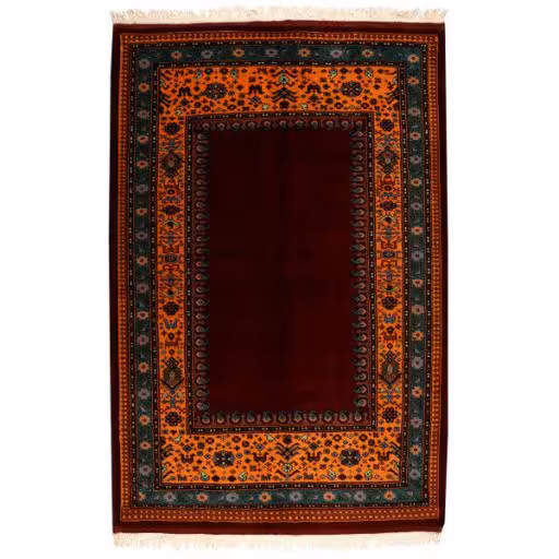 فرش دستبافت دو و نیم متری مدل عشایری کد 991210