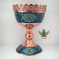 آجیل خوری 30(ارتفاع 34)مس و پرداز برند آقاجانی
