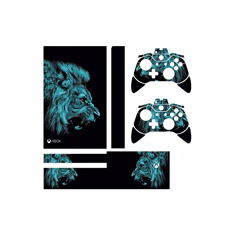 اسکین(برچسب)Xbox one -طرح lion-مدل one-کد1-سفارشی