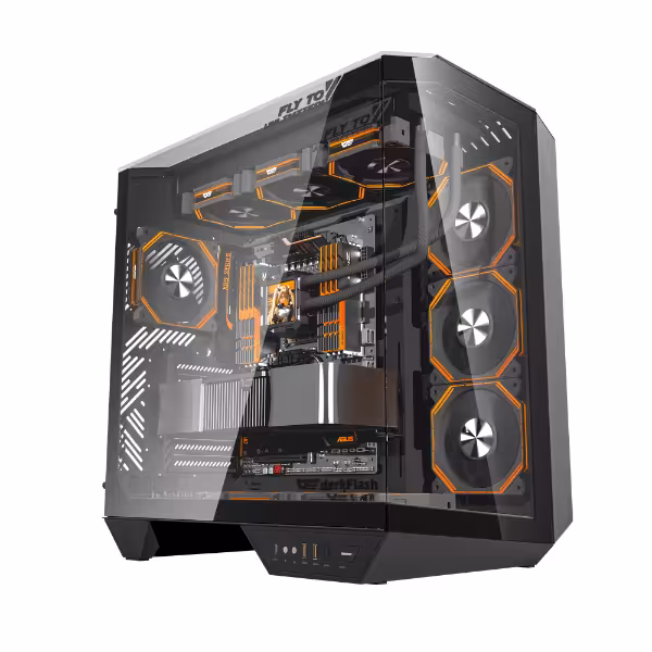 کیس کامپیوتر گیمینگ دارک فلش Darkflash DY470
