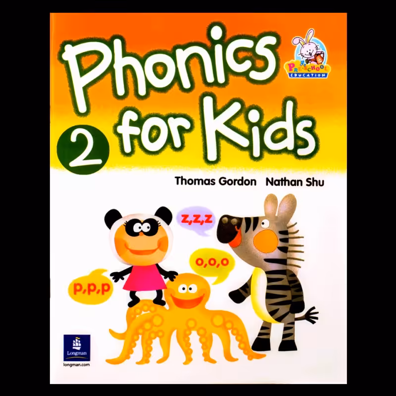 کتاب فونیکس فور کیدز phonics for kids 2 مخصوص آموزش زبان کودکان 