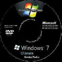 دیسک اوریجینال نقره ای  DVD  Windows 7 Ultimate SP1