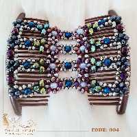 شانه موی جادویی تمام کریستال پرنچهر کد 004