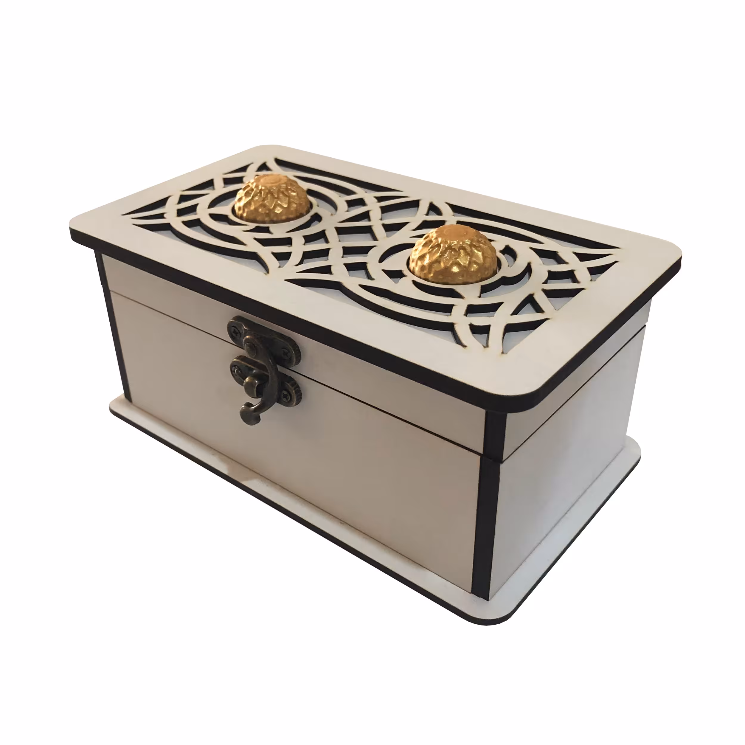 جعبه پذیرایی و دمنوش و میوه خشک و آجیل و تی بگ چوبی مدل T48