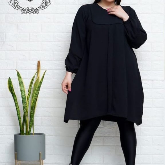 مانتو ابر وبادی مشکی مخصوص محرم قواره دار و زیبا خنک با تنخور عالی قد لباس 96عرض در ناحیه سینه 60 