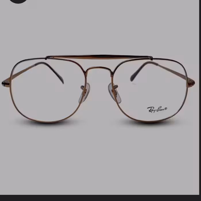 عینک طبی مدل جدید رنگ رزگلد مارک ری بن b158