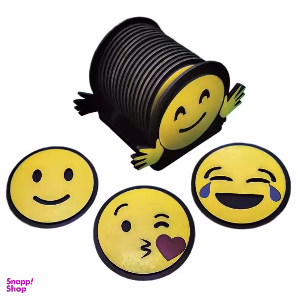 زیر لیوانی مهدی یار طرح ایموجی بسته 18 عددی