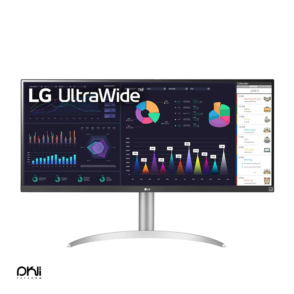 خرید و قیمت مانیتور گیمینگ سایز 34 اینچ ال جی مدل 34WQ650-W- تلکام