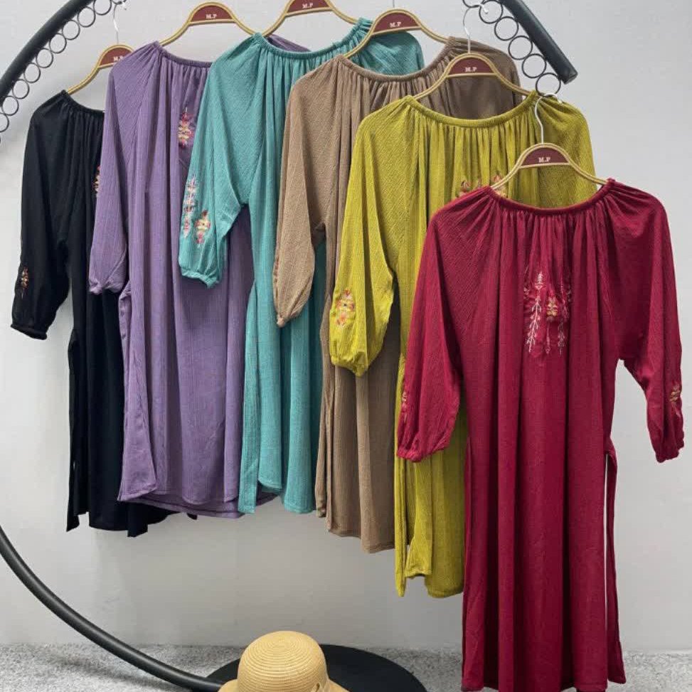 تونیک زنانه گلدوزی شده