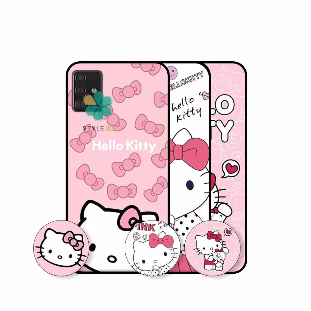 قاب دخترانه گوشی سامسونگ Samsung Galaxy A71 طرح Hello Kitty