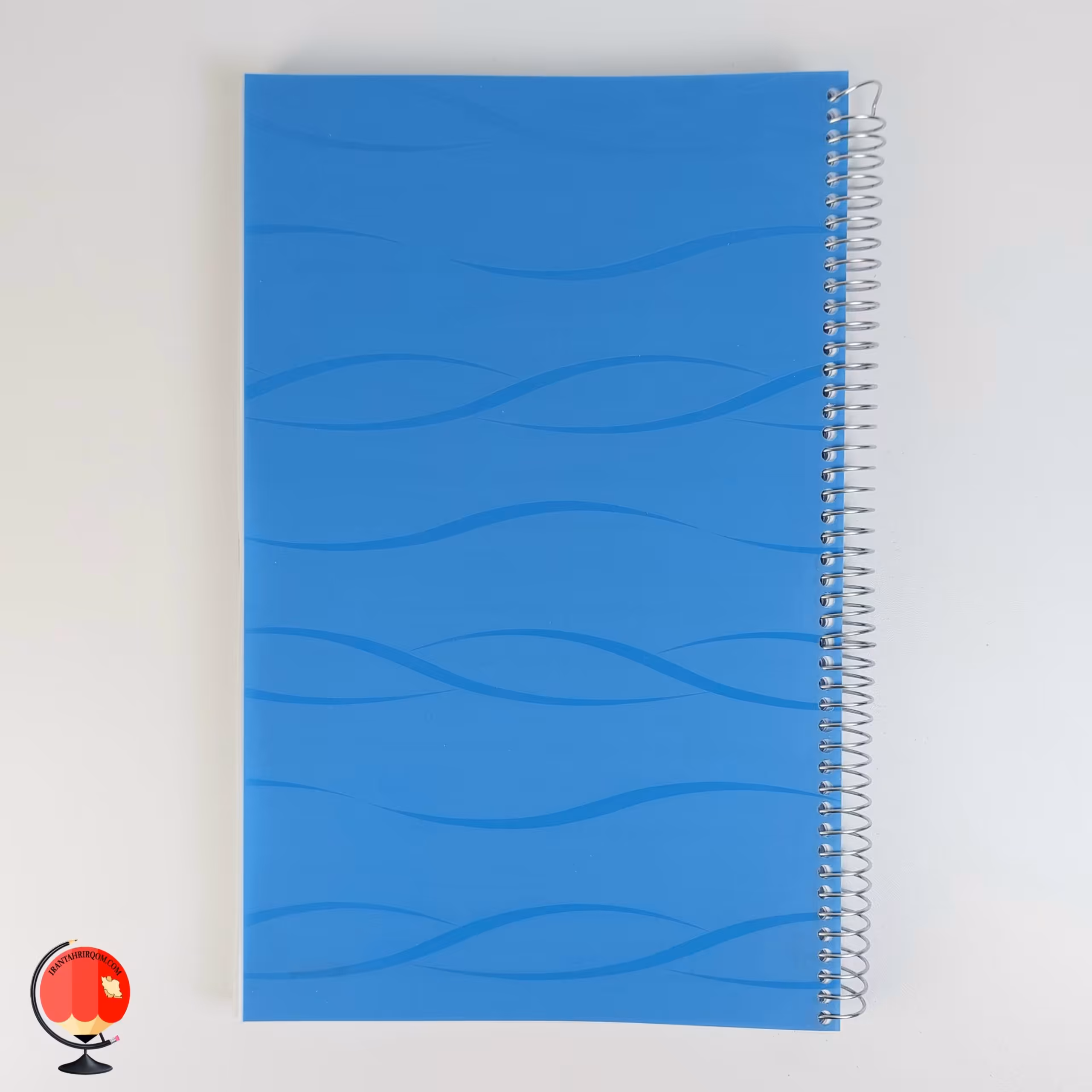 دفتر مشق 100 برگ سیمی رنگی رحلی آبی