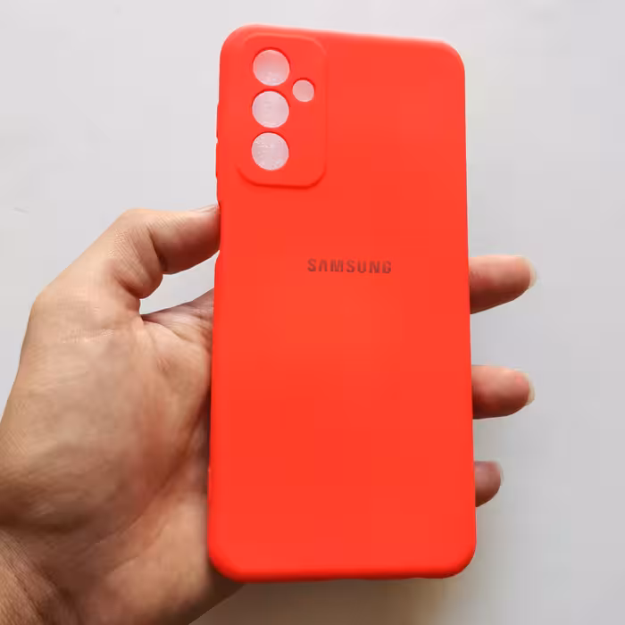قاب سیلیکونی پاک کنی نارنجی فسفری گوشی سامسونگ M23