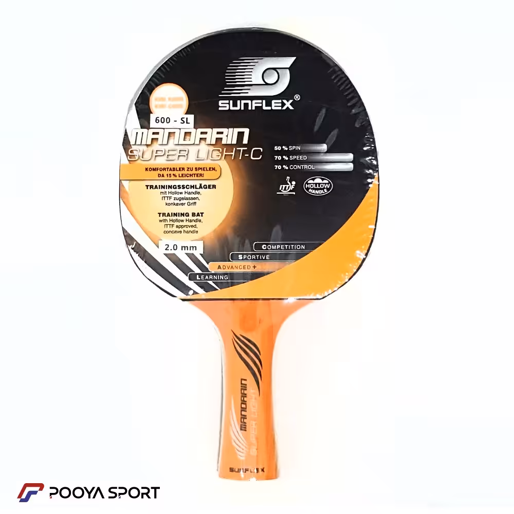 راکت پینگ پنگ حرفه ای سانفلکس مدل MANDARIN