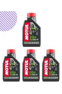 روغن و مکمل موتور 5100 10W40 سیکلت 4 لیتر Motul