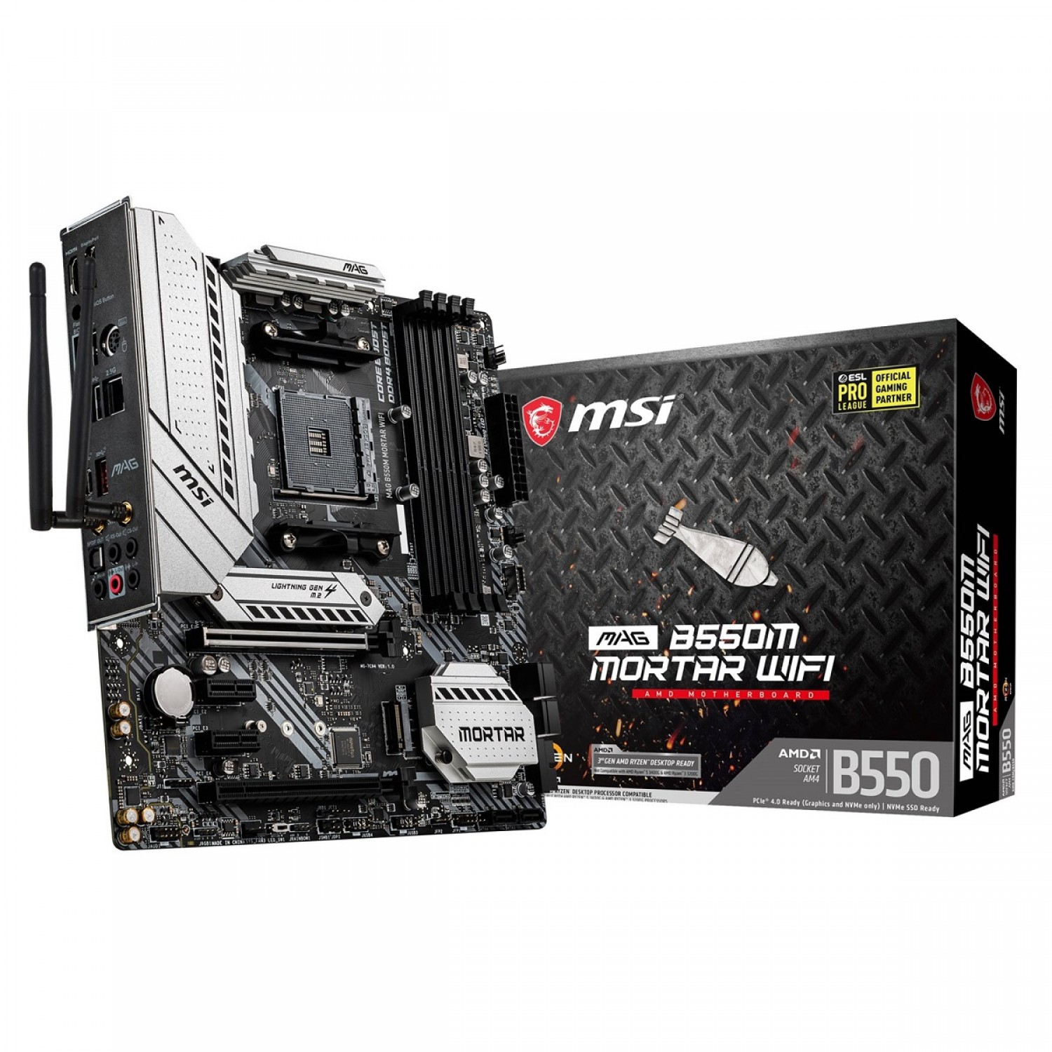 مادربرد ام اس آی MAG B550M MORTAR WIFI