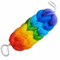 لیف حمام کمری دوقلو آویمانج اسپانج طرح رنگین کمان کد KR97 (پس کرایه)