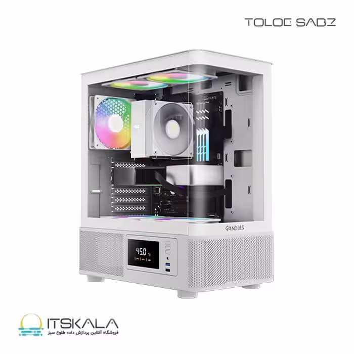 قیمت و خرید کیس گیم دیاس ATLAS E2 CG WH | ITSKALA