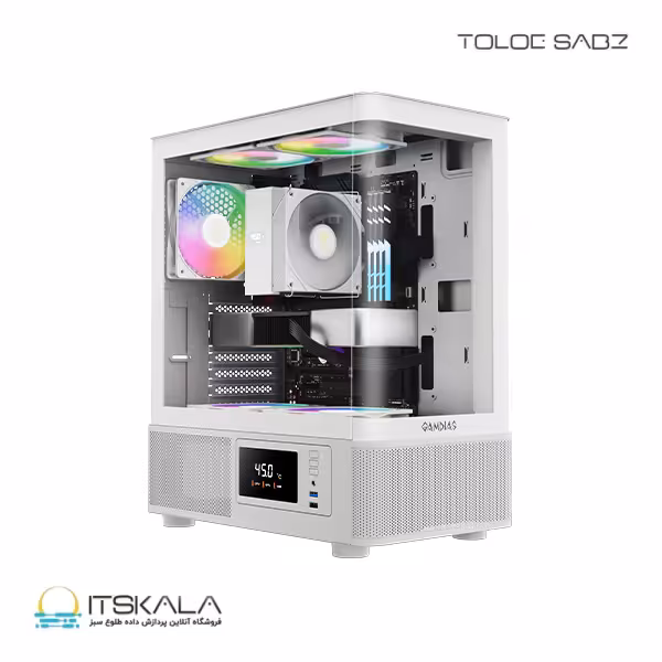 قیمت و خرید کیس گیم دیاس ATLAS E2 CG WH | ITSKALA