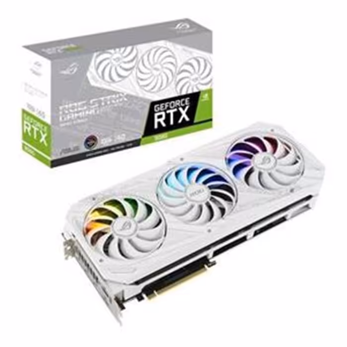 کارت گرافیک ایسوس ROG STRIX RTX 3080 OC 10G WHITE Gaming HHR