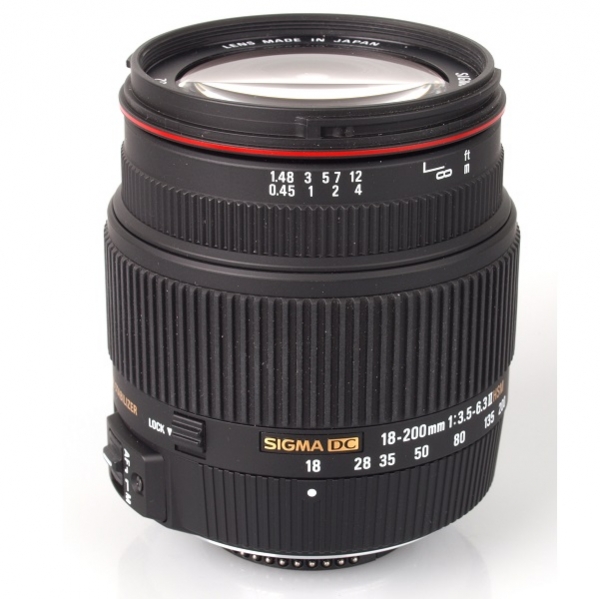 لنز زوم سیگما Sigma 18-200mm f/3.5-6.3 II DC OS HSM برای نیکون