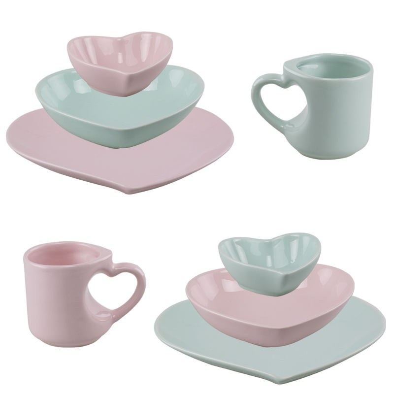 سرویس غذاخوری 8 پارچه مدل قلب