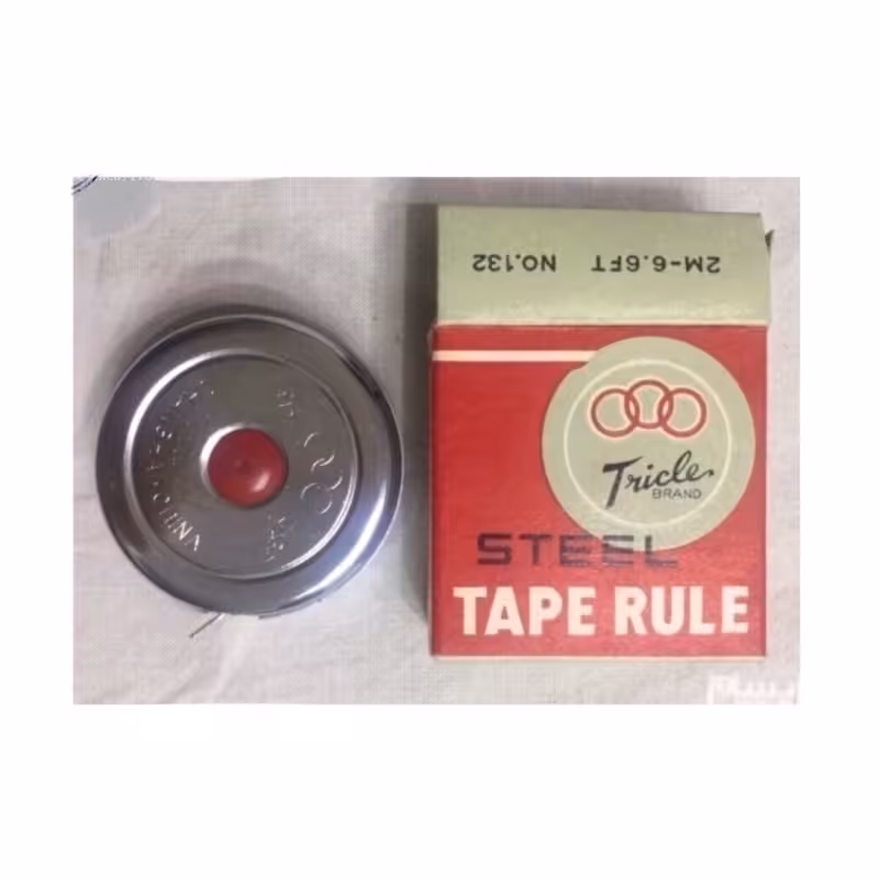 متر فلزی قدیمی (2متری) سه دایره چینی (آکبند)