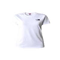 تی شرت سفید زنانه سه راهی گرافیکی فضای باز The North Face