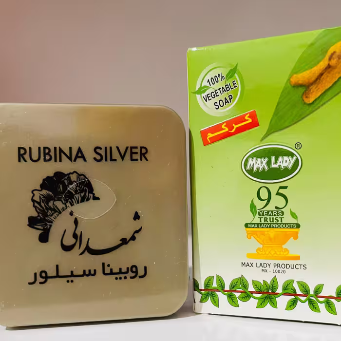 کرم روبینا سیلور بهمراه صابون زردچوبه
