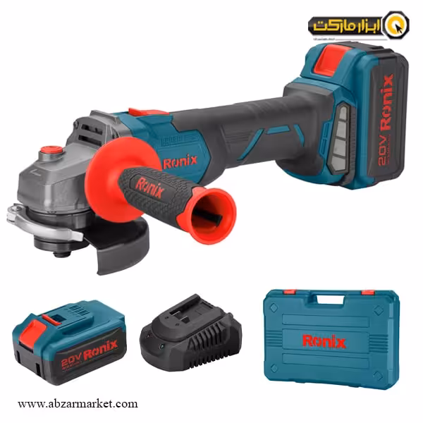 مینی فرز شارژی رونیکس براشلس 20 ولت مدل 8901K