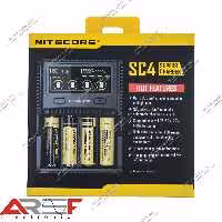 شارژر فست شارژ چهارتایی NITECORE مدل SC4 - فروشگاه عارف الکترونیک