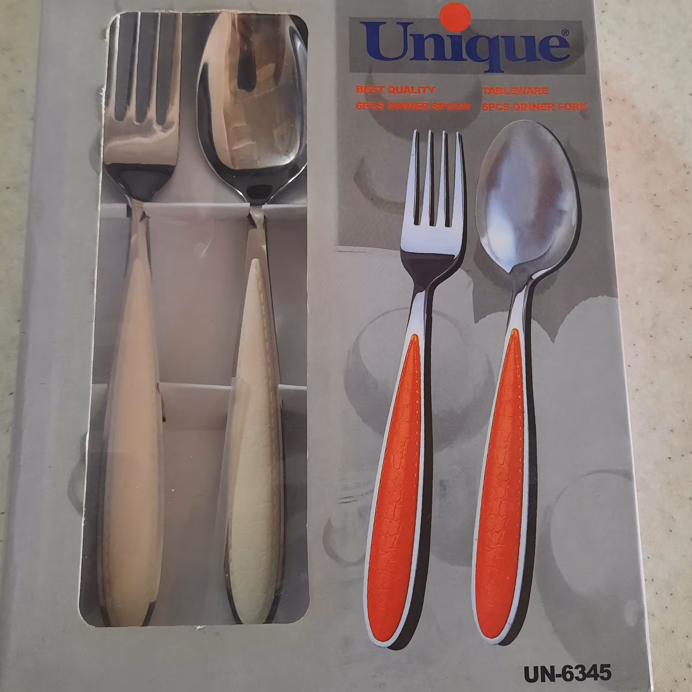 قاشق و چنگال مارک یونیک 