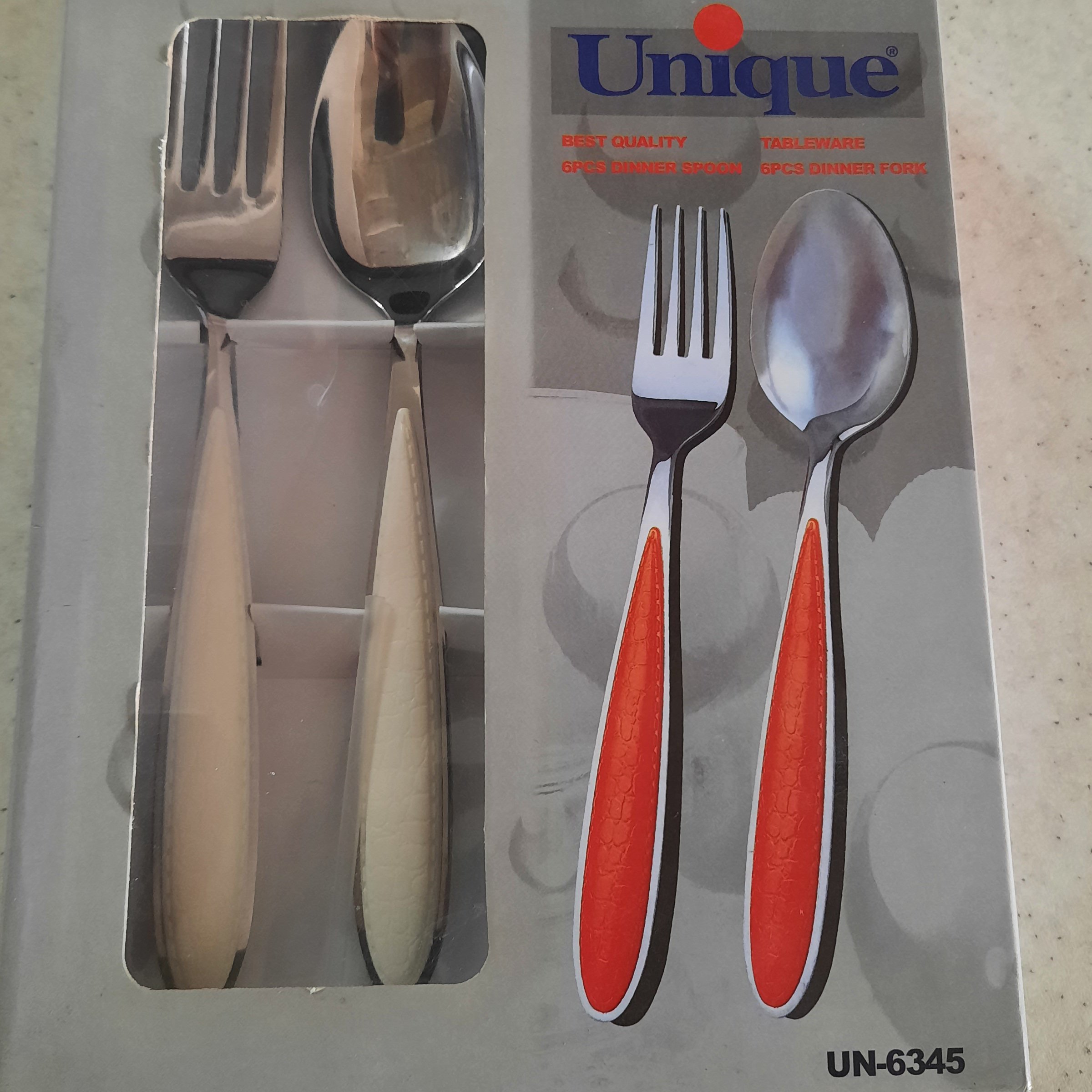 قاشق و چنگال مارک یونیک 