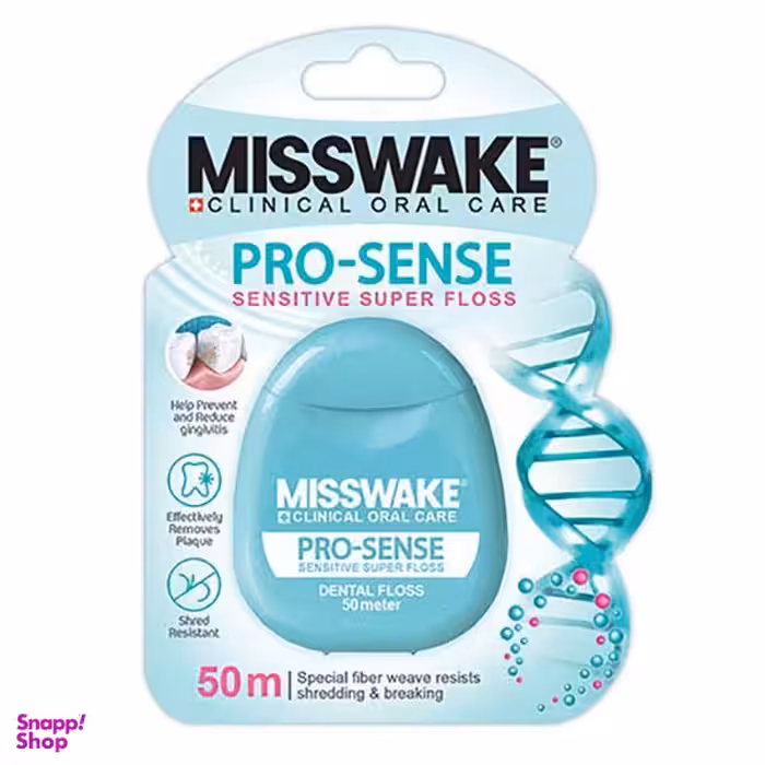 نخ دندان میسویک (Misswake) مدل Pro Sense طول 50 متر