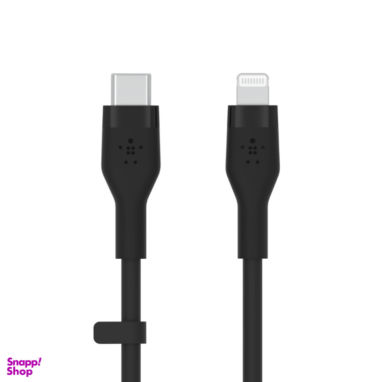 کابل شارژ سریع USB-C به لایتنینگ بلکین مدل CAA009bt1MBK طول 1 متر