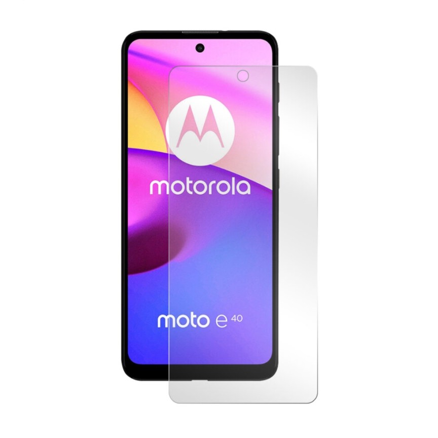 گلس مات نانو و ضد ضربه گوشی موتورولا Moto E40 برند راک اسپیس


